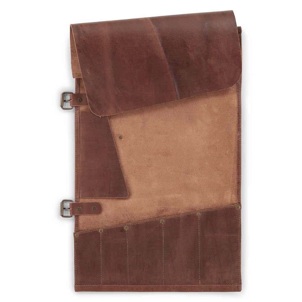 Trousse à couteaux 5 places Cognac - Visuel 2